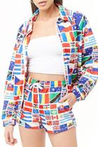 Forever21 World Flags Graphic Shorts