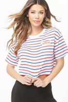 Forever21 Sonic Graphic Striped Tee