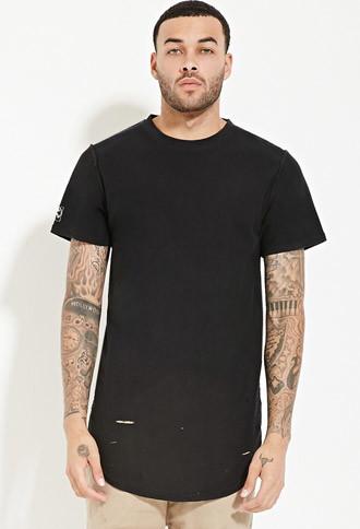 21 Men Civil Reverse French Terry Thrash Tee