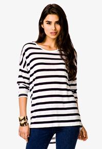 Forever21 Dolman Striped Tee