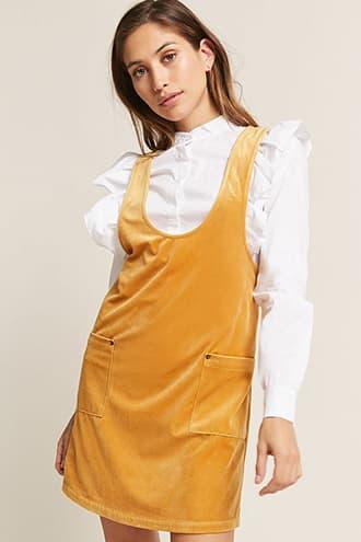 Forever21 Corduroy Pinafore Dress