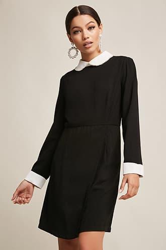 Forever21 Faux Pearl Peter Pan Dress
