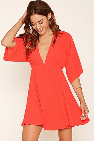 Forever21 Semi-sheer A-line Dress