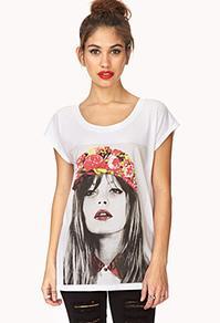Forever21 Flower Child Graphic Tee