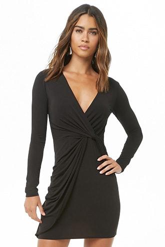 Forever21 Drape Twisted Mini Dress