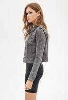 Forever21 Contemporary Classic Collared Denim Jacket