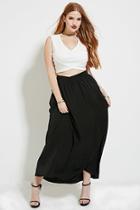 Forever21 Plus Women's  Plus Size Belted Maxi Skirt