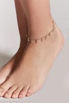 Forever21 Rhinestone Curb Chain Anklet