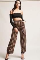 Forever21 Wide-leg Striped Pants