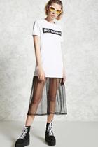 Forever21 No Shade Mesh T-shirt Dress