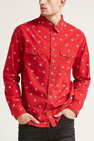 Forever21 Paisley Print Shirt