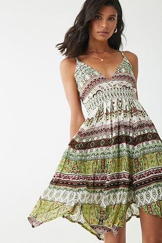 Forever21 R By Raga Paisley Print Mini Dress