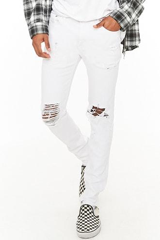 Forever21 Reason Distressed Skinny Jeans