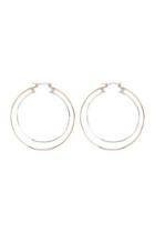 Forever21 Two-tone Hoop Earrings