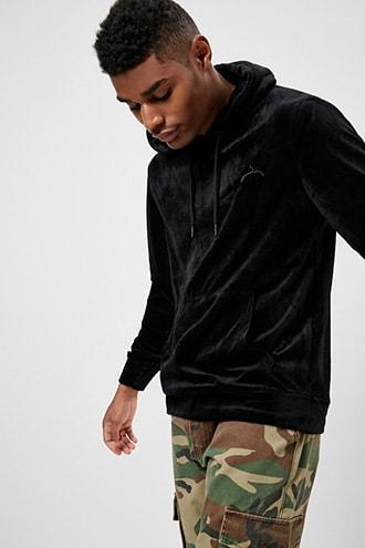 Forever21 Soulstar Velvet Hoodie