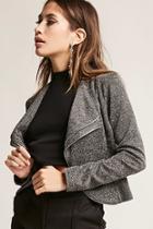 Forever21 Textured Double-zipper Jacket