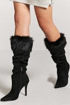 Forever21 Faux Fur Stiletto Boots