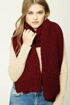 Forever21 Chunky Ribbed Oblong Scarf