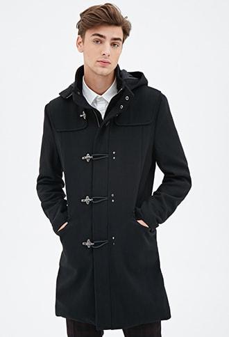 Forever21 Hooded Duffel Coat