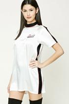 Forever21 Real Graphic Satin Dress