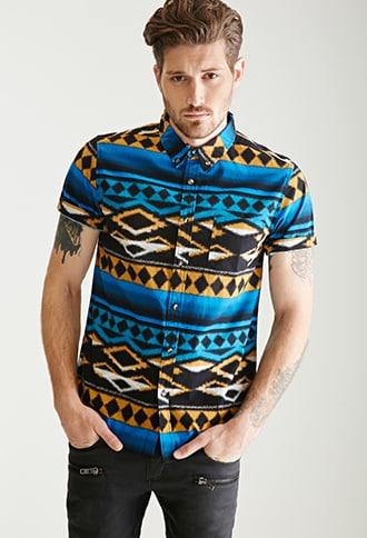 Forever21 Southwestern Print Shirt