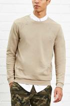 21 Men Men's  Distressed French Terry Pullover