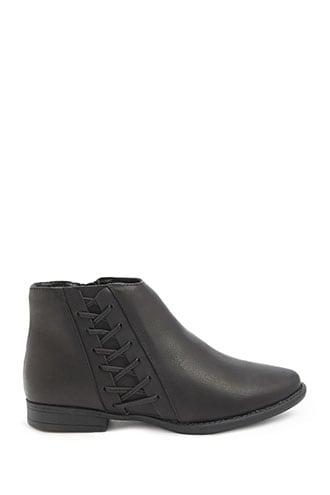 Forever21 Crisscross Ankle Booties