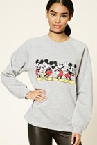 Forever21 Mickey Patch Graphic Sweatshirt