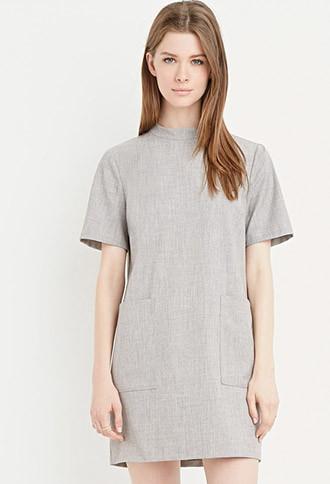 Forever21 Crosshatch-woven Shift Dress