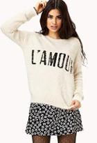 Forever21 L'amour Shag Sweater