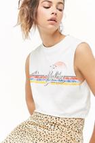 Forever21 Malibu Graphic Muscle Tee