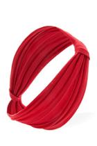 Forever21 Red Stretch Knit Twisted Headwrap