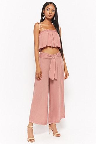 Forever21 Boho Me Belted Culottes