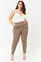 Forever21 Plus Size High-rise Creased Pants