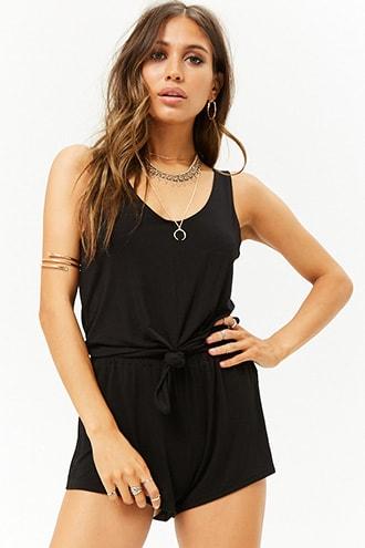 Forever21 Knot-front Romper