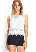 Forever21 Crochet Lace Tank Top