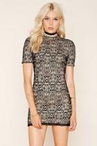 Forever21 Medallion Lace Bodycon Dress