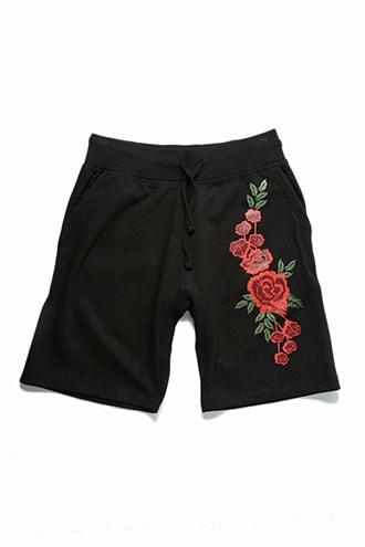 Forever21 Young & Reckless Rose Graphic Shorts