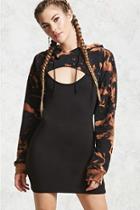 Forever21 Cropped Hoodie Combo Dress