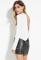 Forever21 Women's  Twisted Cutout-back Top