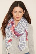 Forever21 Abstract Woven Scarf