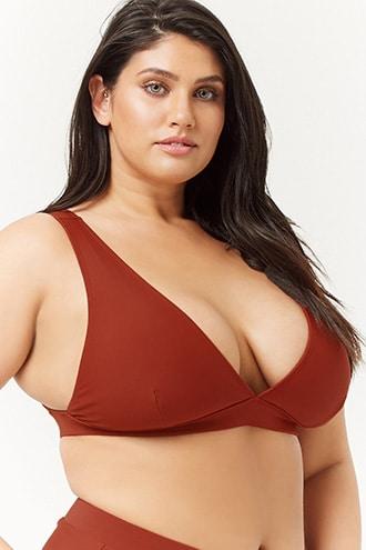 Forever21 Plus Size Plunging Bikini Top