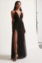 Forever21 Plunging Tulle Gown