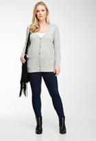 Forever21 Plus Size Longline V-neck Cardigan