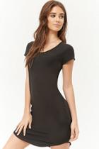 Forever21 Bodycon Curved-hem Mini T-shirt Dress