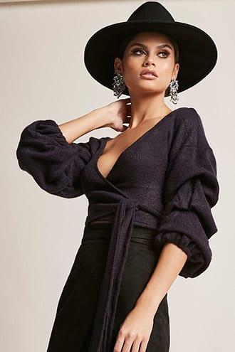 Forever21 Selfie Leslie Tiered Wrap Top