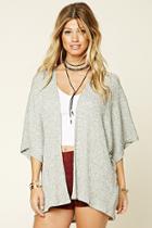 Forever21 Women's  Marled Batwing Cardigan