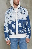 Forever21 Bleach Dye Denim Jacket