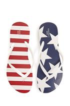 Forever21 Stars & Stripes Flip Flops
