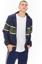 Forever21 Colorblocked Windbreaker Hooded Jacket